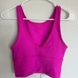 Lululemon Pink Bra/Tank Top Combo